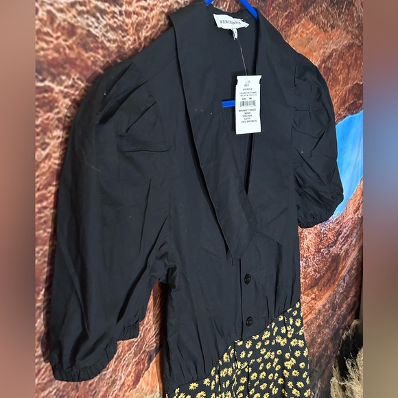 Collared Poplin Romper by We Wore What - Picture 4 of 13